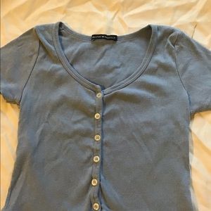 Blue brandy crop top